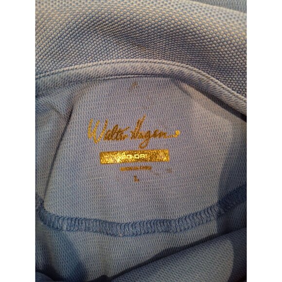 Walter Hagen Short Sleeve Polo Shirt Mens Blue Large Pro Dri - Picture 5 of 9